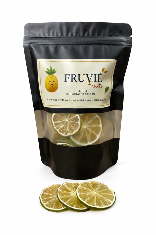 Džiovintos žaliosios citrinos (laimai) – be cukraus